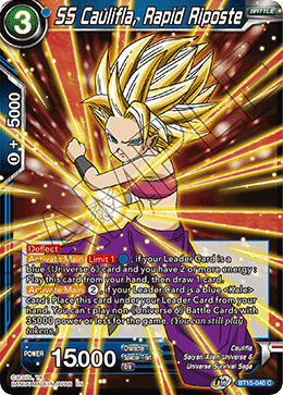 SS Caulifla, Rapid Riposte - BT15-040 - Common available at 401 Games Canada