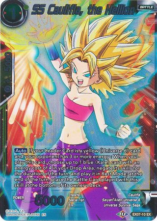 SS Caulifla, the Hellion - EX07-10 - Expansion Rare (Foil) available at 401 Games Canada