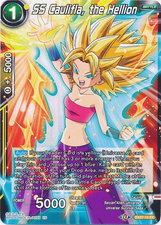 SS Caulifla, the Hellion - EX07-10 - Expansion Rare available at 401 Games Canada