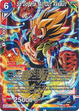 SS Gogeta, All-Out Assault - EX08-04 - Expansion Rare available at 401 Games Canada