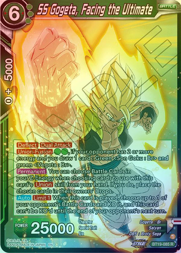 SS Gogeta, Facing the Ultimate - BT19-085 - Rare (Foil) available at 401 Games Canada