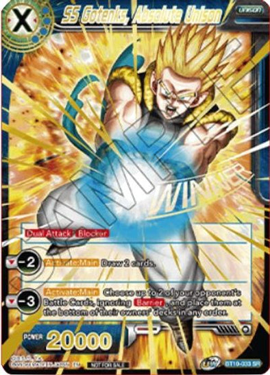 SS Gotenks, Absolute Unison - BT10-033 - Super Rare (Winner Stamped) available at 401 Games Canada