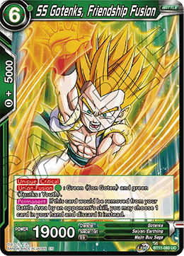 SS Gotenks, Friendship Fusion - BT11-080 - Uncommon (FOIL) (Reprint) available at 401 Games Canada