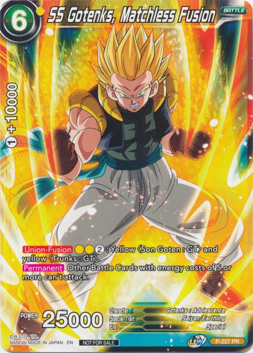 SS Gotenks, Matchless Fusion - P-227 - Promo available at 401 Games Canada