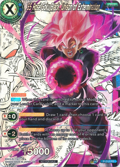 SS Rose Goku Black, Unison of Extermination - P-212 Promo (Foil) available at 401 Games Canada