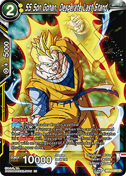 SS Son Gohan, Desperate Last Stand - BT13-097 - Common (FOIL) available at 401 Games Canada