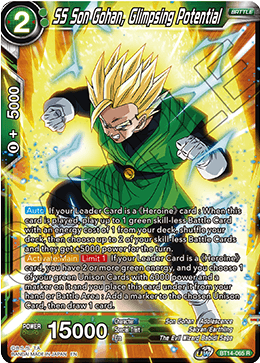 SS Son Gohan, Glimpsing Potential - BT14-065 - Rare available at 401 Games Canada