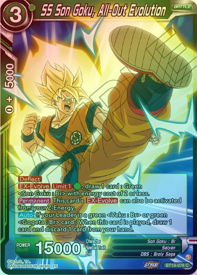 SS Son Goku, All-Out Evolution - BT19-078 - Common (Foil) available at 401 Games Canada