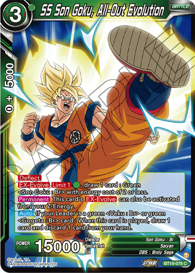 SS Son Goku, All-Out Evolution - BT19-078 - Common available at 401 Games Canada