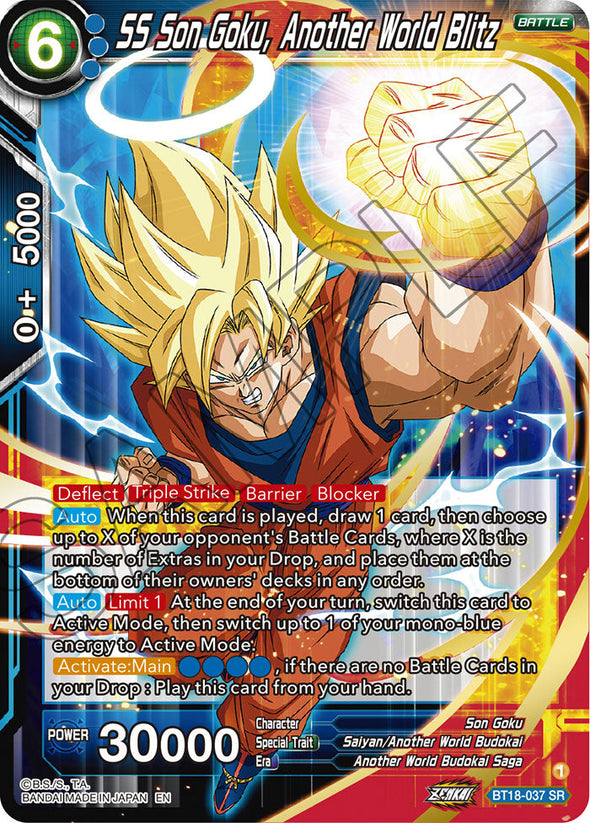 SS Son Goku, Another World Blitz - BT18-037 - Super Rare available at 401 Games Canada