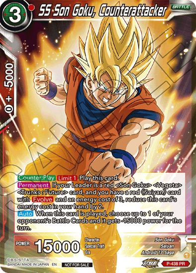 SS Son Goku, Counterattacker - P-438 - Promo available at 401 Games Canada