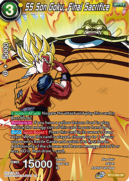 SS Son Goku, Final Sacrifice - BT17-093 - Super Rare available at 401 Games Canada