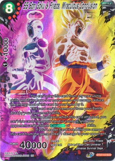 SS Son Goku & Frieza, Miraculous Conclusion - BT14-152 - Secret Rare available at 401 Games Canada