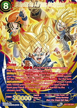 SS Son Goku, Pan, & SS Trunks, Galactic Explorers - BT17-009 - Special Rare (SPR) available at 401 Games Canada