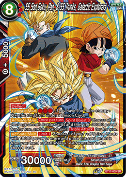 SS Son Goku, Pan, & SS Trunks, Galactic Explorers - BT17-009 - Super Rare available at 401 Games Canada