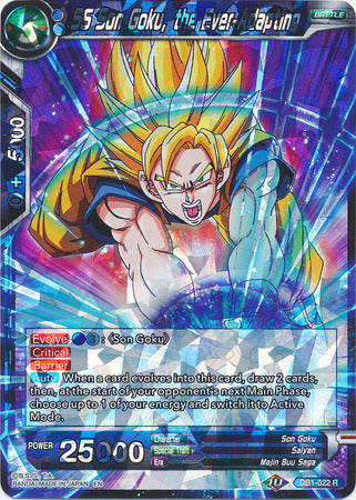 SS Son Goku, the Ever-Adapting - DB1-022 - Rare available at 401 Games Canada