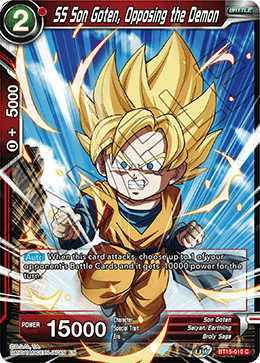 SS Son Goten, Opposing the Demon - BT15-010 - Common available at 401 Games Canada