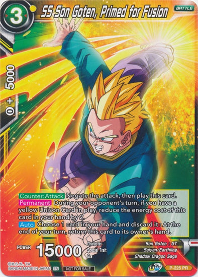 SS Son Goten, Primed for Fusion - P-225 - Promo available at 401 Games Canada