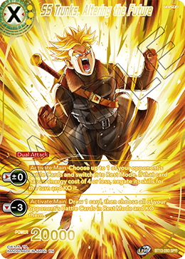 SS Trunks, Altering the Future - BT13-093 - Special Rare (SPR) available at 401 Games Canada