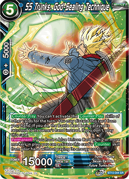 SS Trunks, God-Sealing Technique - BT10-044 - Super Rare (Reprint) available at 401 Games Canada