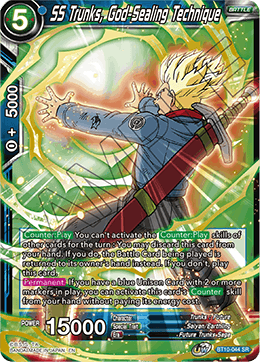 SS Trunks, God-Sealing Technique - BT10-044 - Super Rare available at 401 Games Canada