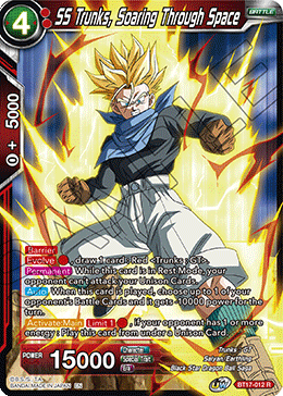 SS Trunks, Soaring Through Space - BT17-012 - Rare (Foil) available at 401 Games Canada