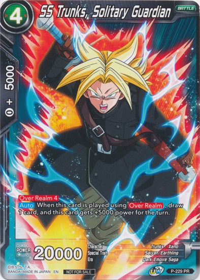 SS Trunks, Solitary Guardian - P-229 - Promo available at 401 Games Canada