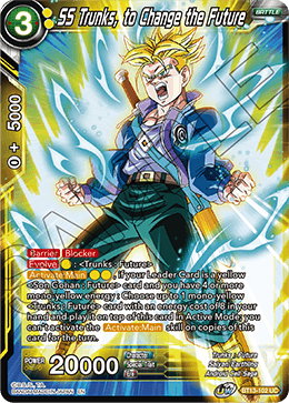 SS Trunks, to Change the Future - BT13-102 - Uncommon (FOIL) available at 401 Games Canada