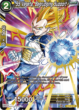 SS Vegeta, Begrudging Support - XD3-06 - Starter Rare available at 401 Games Canada