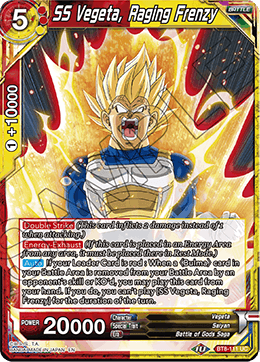 SS Vegeta, Raging Frenzy - BT8-111 - Uncommon available at 401 Games Canada