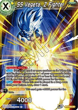 SS Vegeta, Z Fighter - BT17-084 - Super Rare available at 401 Games Canada