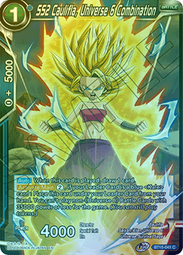 SS2 Caulifla, Universe 6 Combination - BT15-041 - Common (FOIL) available at 401 Games Canada