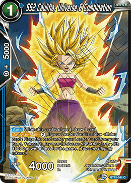 SS2 Caulifla, Universe 6 Combination - BT15-041 - Common available at 401 Games Canada