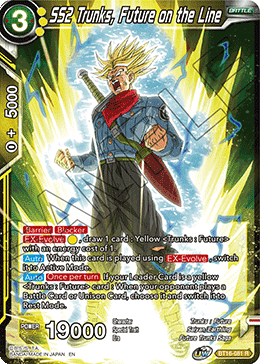 SS2 Trunks, Future on the Line - BT16-081 - Rare (Foil) available at 401 Games Canada