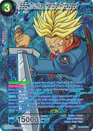 SS2 Trunks, Heroic Prospect - P-219 - Promo (Collector's Selection Vol. 2) available at 401 Games Canada