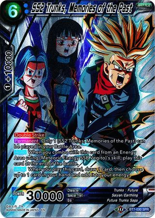 SS2 Trunks, Memories of the Past - BT7-030 - Special Rare (SPR) available at 401 Games Canada