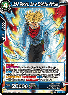 SS2 Trunks, for a Brighter Future - BT10-043 - Uncommon (FOIL) (Reprint) available at 401 Games Canada