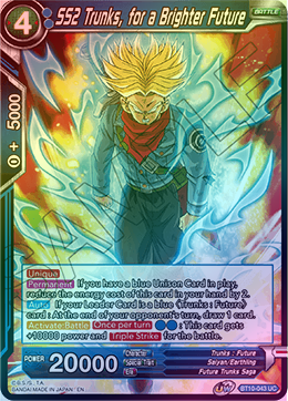 SS2 Trunks, for a Brighter Future - BT10-043 - Uncommon (FOIL) available at 401 Games Canada