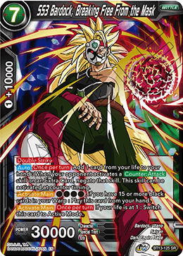 SS3 Bardock, Breaking Free From the Mask - BT13-125 - Super Rare available at 401 Games Canada