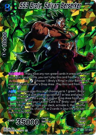 SS3 Broly, Saiyan Berserker - BT7-127 - Infinite Saiyan Rare available at 401 Games Canada