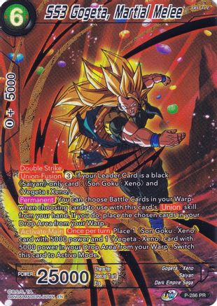 SS3 Gogeta, Martial Melee - P-286 - Promo (Collector's Selection Vol. 2) available at 401 Games Canada