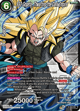 SS3 Gogeta, Thwarting the Dark Empire - P-308 - Tournament Promo (Winner Stamped) available at 401 Games Canada