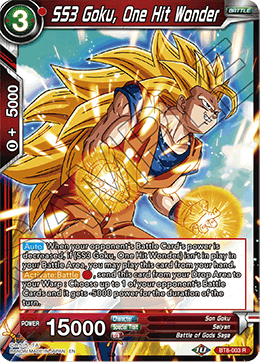 SS3 Goku, One Hit Wonder - BT8-003 - Rare available at 401 Games Canada