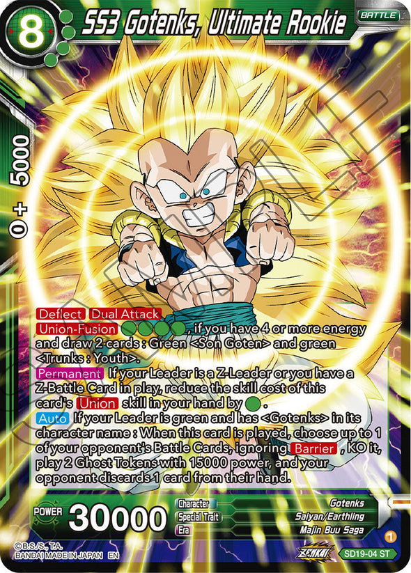 SS3 Gotenks, Ultimate Rookie - SD19-04 - Starter Rare available at 401 Games Canada