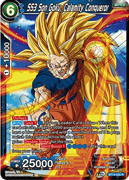 SS3 Son Goku, Calamity Conqueror - BT14-035 - Rare available at 401 Games Canada