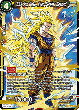 SS3 Son Goku, Even Further Beyond - EB1-43 - Super Rare available at 401 Games Canada