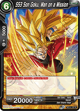 SS3 Son Goku, Man on a Mission - BT11-127 - Rare (FOIL) (Reprint) available at 401 Games Canada