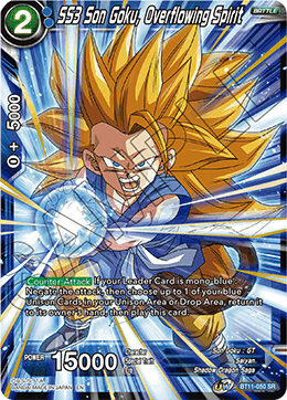 SS3 Son Goku, Overflowing Spirit - BT11-050 - Super Rare available at 401 Games Canada