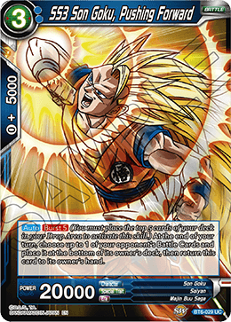 SS3 Son Goku, Pushing Forward - BT6-029 - Uncommon (FOIL) available at 401 Games Canada