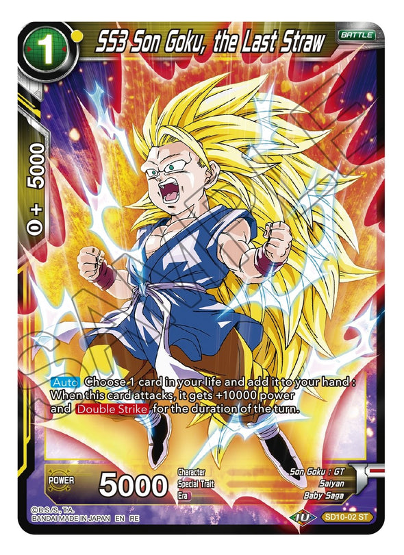 SS3 Son Goku, the Last Straw - SD10-02 - Common (Reprint) available at 401 Games Canada